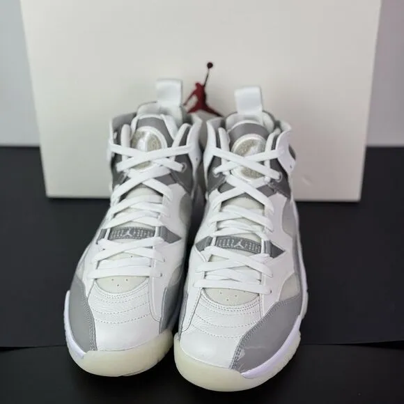 Nike WMNS Jordan‎ Jumpman Two Trey Medium Grey/White DR9631-002 SZ 8.5 /MEN SZ 7