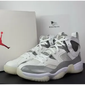 Nike WMNS Jordan‎ Jumpman Two Trey Medium Grey/White DR9631-002 SZ 8.5 /MEN SZ 7