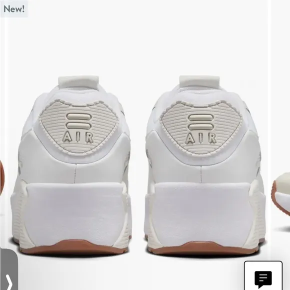 Nike Women's Shoes - White and Cream