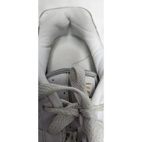 Nike Y2K 2009 women SHOX 343907 -171 QS2 white gold silver running‎ shoes 8.5