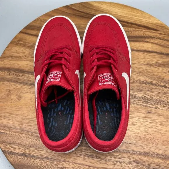 Nike Zoom Air Stefan Janoski Shoes Mens Size 10 Red Skateboarding Casual Sneaker