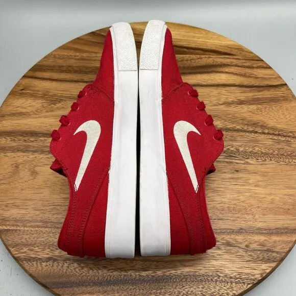 Nike Zoom Air Stefan Janoski Shoes Mens Size 10 Red Skateboarding Casual Sneaker