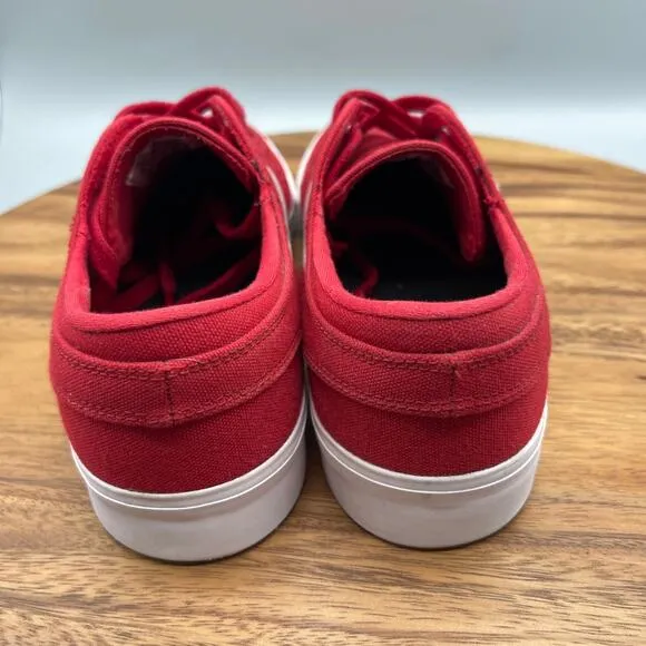 Nike Zoom Air Stefan Janoski Shoes Mens Size 10 Red Skateboarding Casual Sneaker