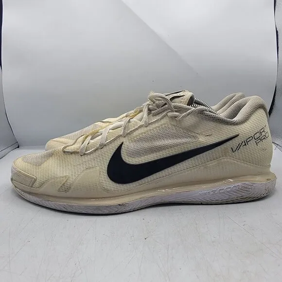 Nike Zoom Vapor Pro Mens 11.5 White Sneaker Shoes Casual Gym Training CZ0220-124