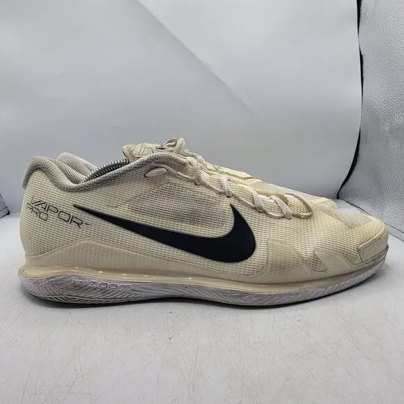 Nike Zoom Vapor Pro Mens 11.5 White Sneaker Shoes Casual Gym Training CZ0220-124
