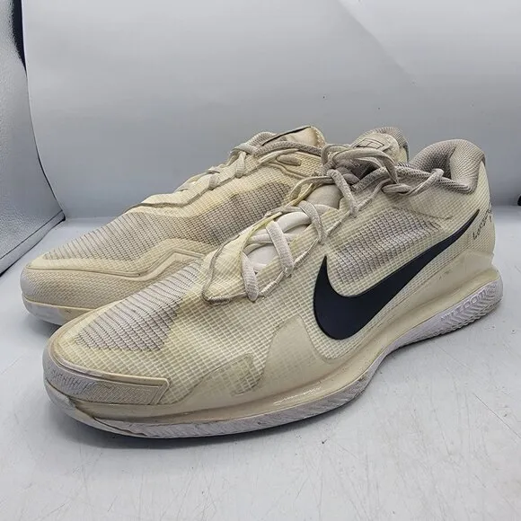 Nike Zoom Vapor Pro Mens 11.5 White Sneaker Shoes Casual Gym Training CZ0220-124
