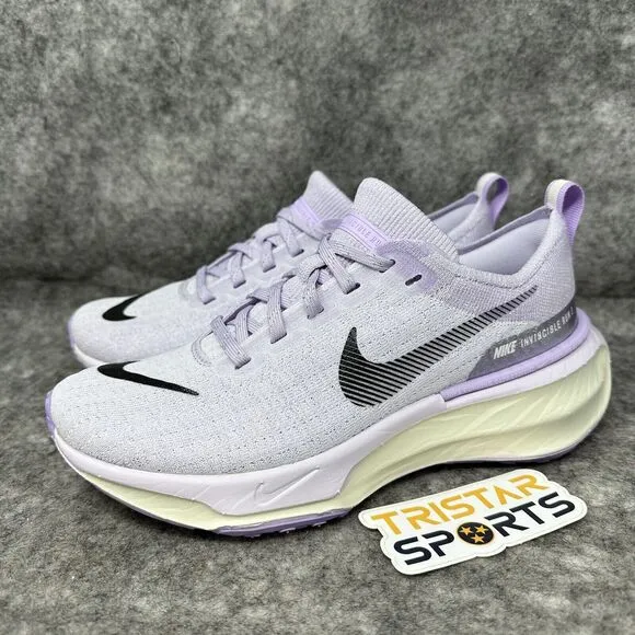 Nike ZoomX Invincible 3 Running Shoes Womens Size 8 Wide Barely Grape FN7797-500