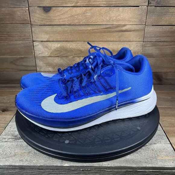 Nike Zoom Fly Equator Blue Womens Size 9.5 Lace Up Running Shoes 897821-411