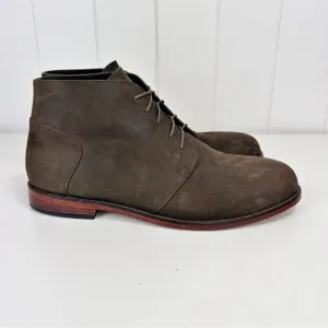 Nisolo Chukka Boots Brown Suede Leather Lace Up Size Mens 11 Casual