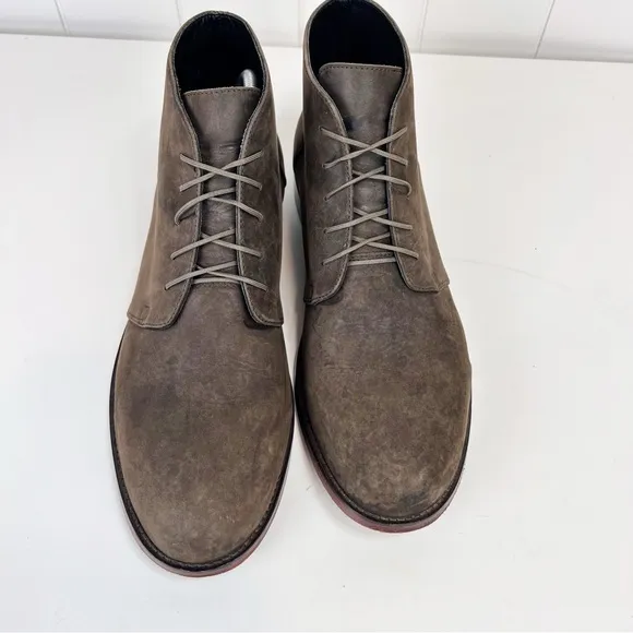 Nisolo Chukka Boots Brown Suede Leather Lace Up Size Mens 11 Casual