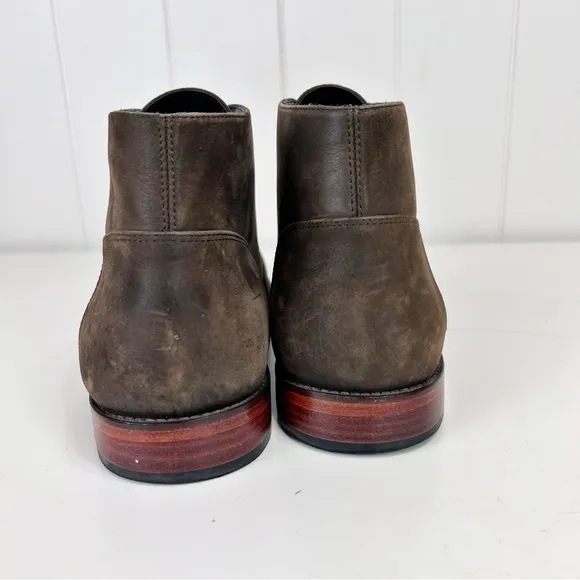 Nisolo Chukka Boots Brown Suede Leather Lace Up Size Mens 11 Casual