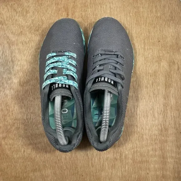 NO BULL Women Size 7.5 Grey SuperFabric Trainers Running Shoes