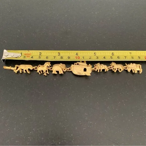 Noah’s Ark Charm Link Bracelet, Teen Girl Bible Mitzvah Confirmation Gift, Noah