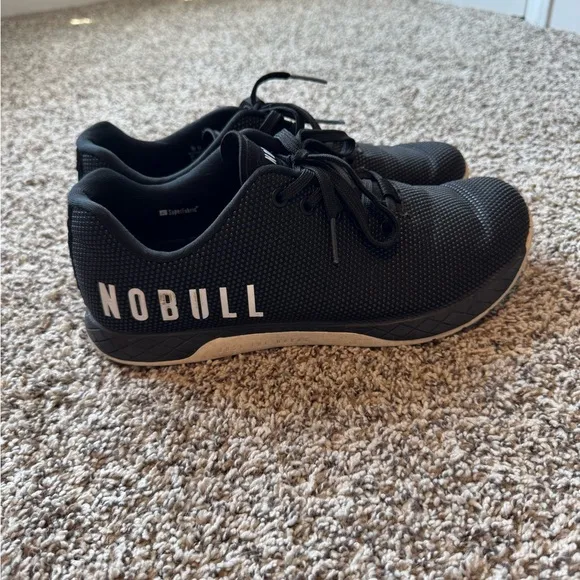 NOBULL Black and White Workout Trainers Sneakers Size Mens 9.5 / Womens 11