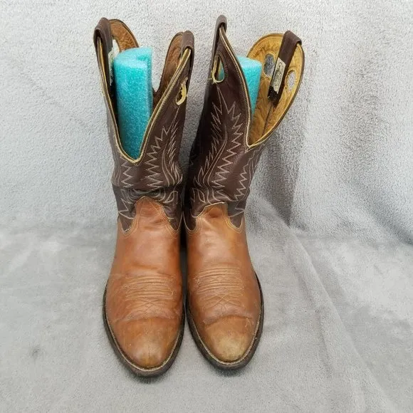 Nocana Shoes Mens Size 10.5 Brown Leather Western Boots