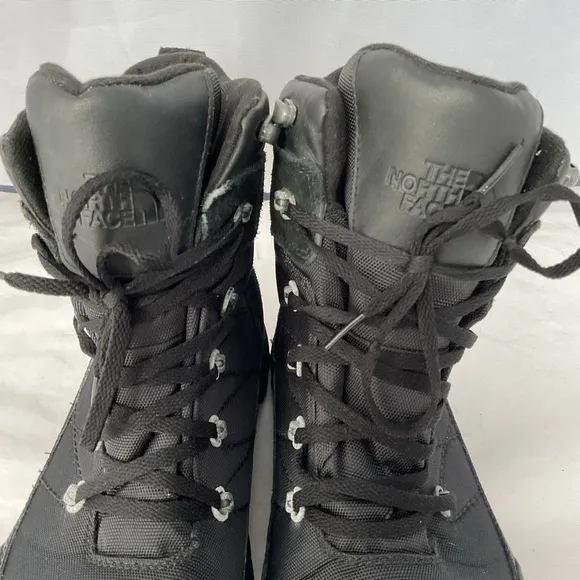 North Face Chilkat Nylon Triple Black Waterproof Winter Boots Men’s Size 11