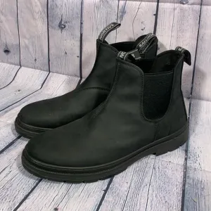 Nortiv 8 Mens Chelsea Work Boots Ankle Slip On Black Leather Workwear Outdoor 13