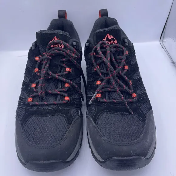 Nortiv8 women hiking outdoor breathable mesh suede sneaker shoes Size 11
