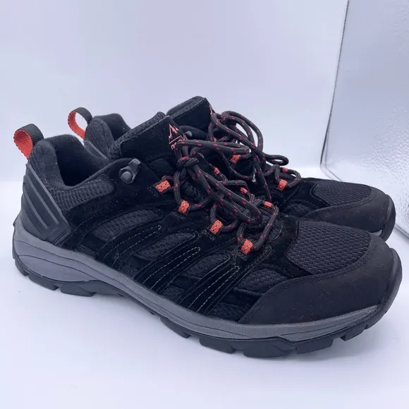 Nortiv8 women hiking outdoor breathable mesh suede sneaker shoes Size 11