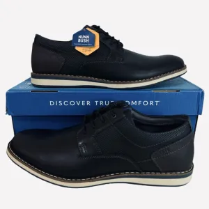Nunn Bush Circuit Black Plain Toe Oxford Men's Leather Shoes Size 11