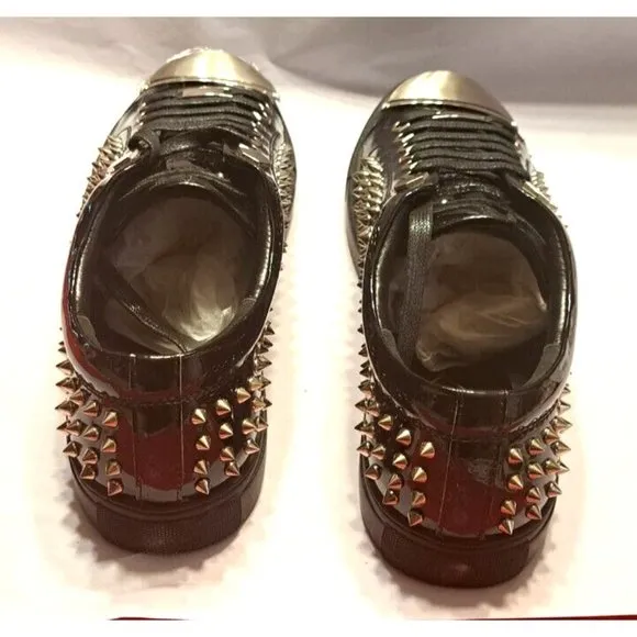 NWB Men's Fashion High End Size 10 44 Spiked Shoes Angelino  Sneakers $425
