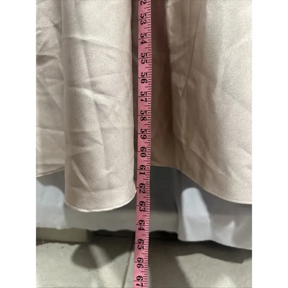 NWD $330 Betsy &amp; Adam [ 10 ]  A-line Satin Ball Gown Mocha S1793