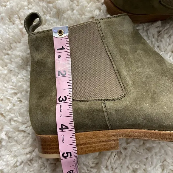 NWOB Jenni Kayne Suede Laurel Chelsea Boot Womens 38 8 Boho Western Regency Lux