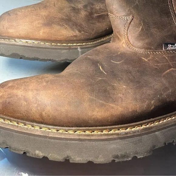 NWOB Justin Original Work Boots The Balusters Pull-On Bay Gaucho by Justin J-Max