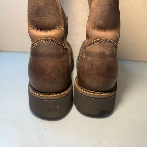 NWOB Justin Original Work Boots The Balusters Pull-On Bay Gaucho by Justin J-Max