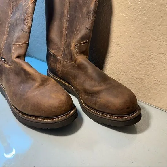 NWOB Justin Original Work Boots The Balusters Pull-On Bay Gaucho by Justin J-Max