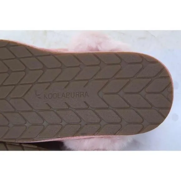 NWOB KOOLABURRA BY UGG MILO slippers slip on slide suede womens shoes pink 6