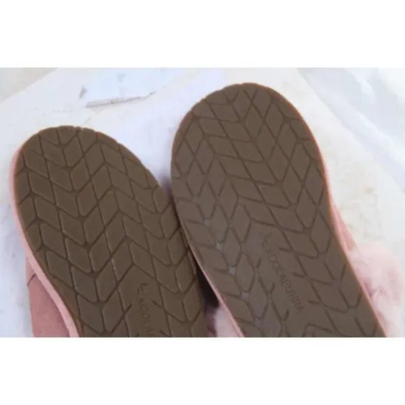 NWOB KOOLABURRA BY UGG MILO slippers slip on slide suede womens shoes pink 6