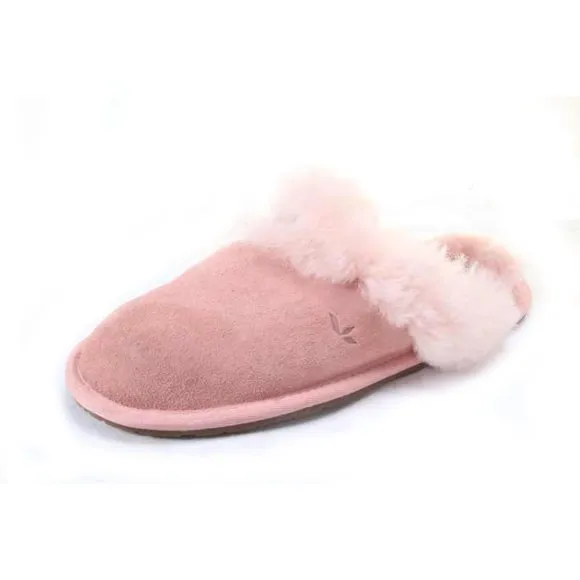 NWOB KOOLABURRA BY UGG MILO slippers slip on slide suede womens shoes pink 6