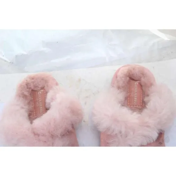NWOB KOOLABURRA BY UGG MILO slippers slip on slide suede womens shoes pink 6