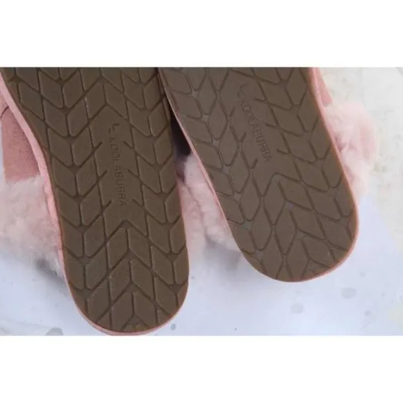 NWOB KOOLABURRA BY UGG MILO slippers slip on slide suede womens shoes pink 6