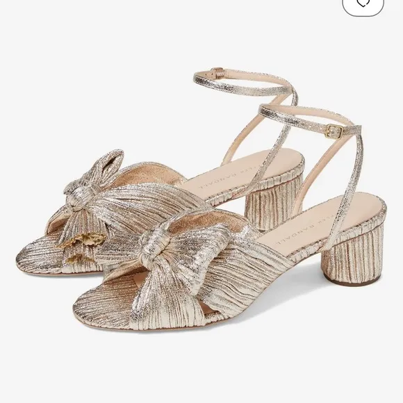 NWOB Loeffler Randall Gold Women's Sandals