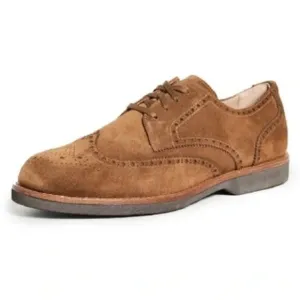NWOB Polo Ralph Lauren Rhett Wingtip Lace Ups In Polo Snuff