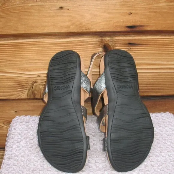NWOB Vionic Amber Adjustable Sandals Shoes 8.5 WIDE