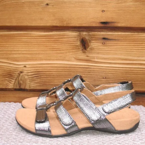 NWOB Vionic Amber Adjustable Sandals Shoes 8.5 WIDE