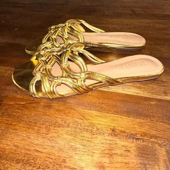NWOB Schutz Soffy Flat Sandal