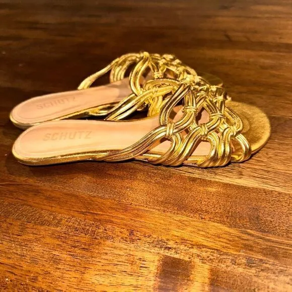 NWOB Schutz Soffy Flat Sandal
