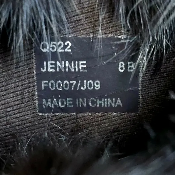 NWOT Coach Jennie Signature Fur Winter Snow Boots Brown Monogram Cozy Luxe Sz 8