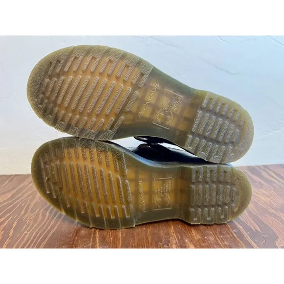 NWOT Dr. Martens POLLEY Smooth Leather Women Mary Jane Shoes Size 6 Black *READ*