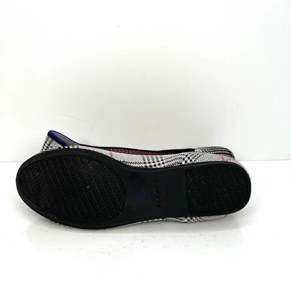 NWOT Rothy's Shoes Retired! Rothys The Flat Grey Glen Plaid