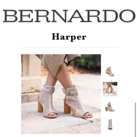 NWT Anthropologie Bernardo Harper Embroidered heels size 7.5