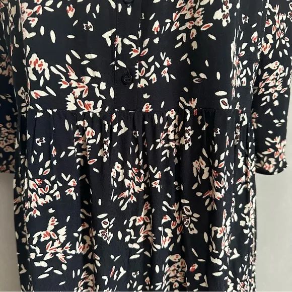NWT BA&amp;SH Floral Vlada Shift Dress sz 3 Large