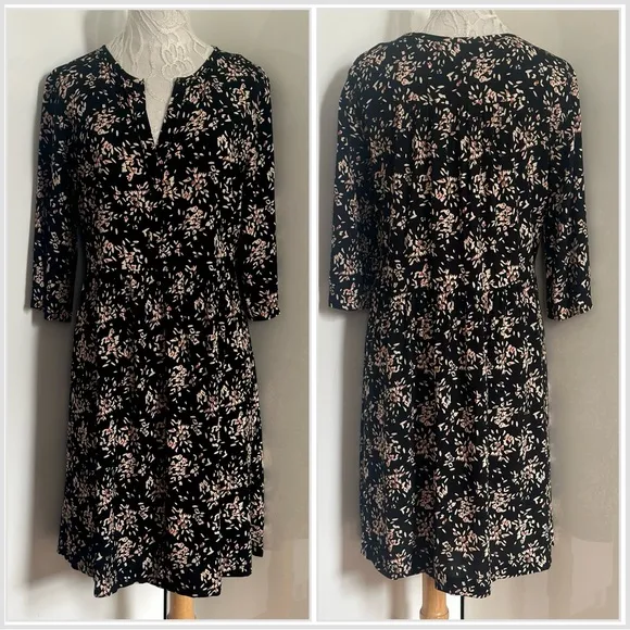 NWT BA&amp;SH Floral Vlada Shift Dress sz 3 Large