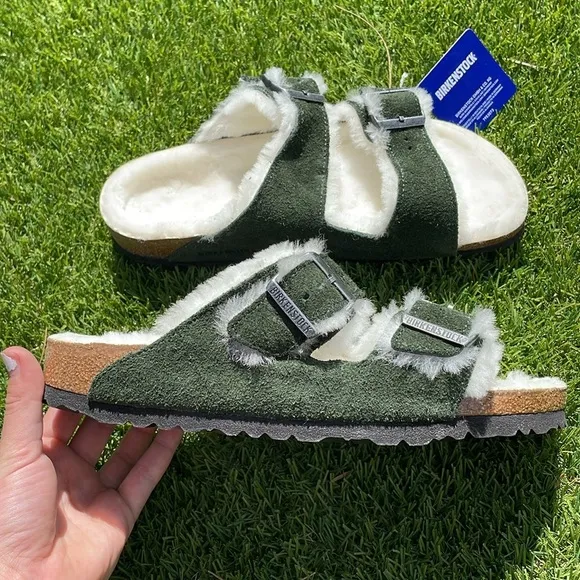 NWT! BIRKENSTOCK Arizona Fur lined!