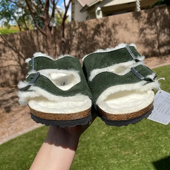 NWT! BIRKENSTOCK Arizona Fur lined!