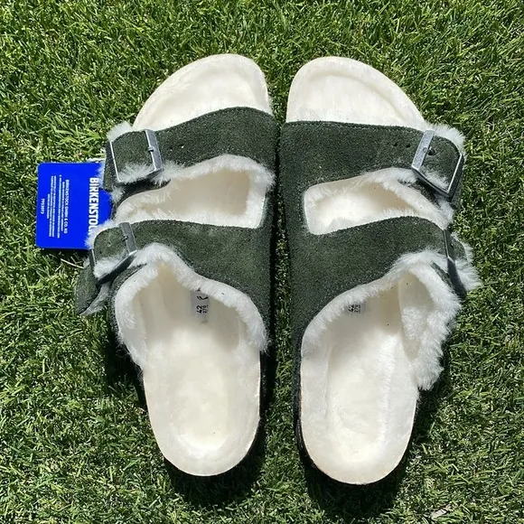 NWT! BIRKENSTOCK Arizona Fur lined!